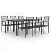 vidaXL Set da Pranzo da Giardino 7 pz