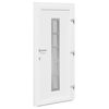 vidaXL Porta Frontale Bianco PVC
