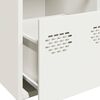 vidaXL Credenza Bianca 68x39x73,5 cm in Acciaio Laminato a Freddo