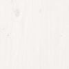 vidaXL Giroletto Bianco 135x190 cm Double in legno Massello