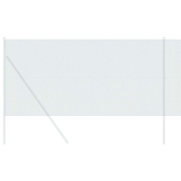 vidaXL Recinzione Esagonale Verde 1.2 x 100 m Acciaio