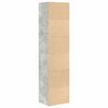 vidaXL Libreria Grigio Cemento 31x24x127 cm in Legno Multistrato