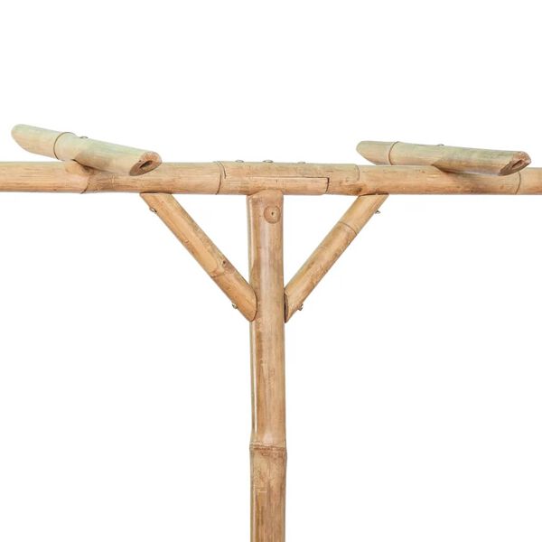 vidaXL Pergolato in Bambù 385x40x205 cm