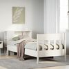 vidaXL Letto con Libreria senza Materasso 75x190 cm in Legno Pino