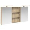 vidaXL Set di Armadi da Bagno 3 pz 120 x 10,5 x 60,5 cm