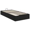 vidaXL Letto ottomano con archiviazione Rovere Nero 203 x 100 x 25 cm
