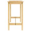 vidaXL Set da Bar 5 pz in Legno Massello di Pino
