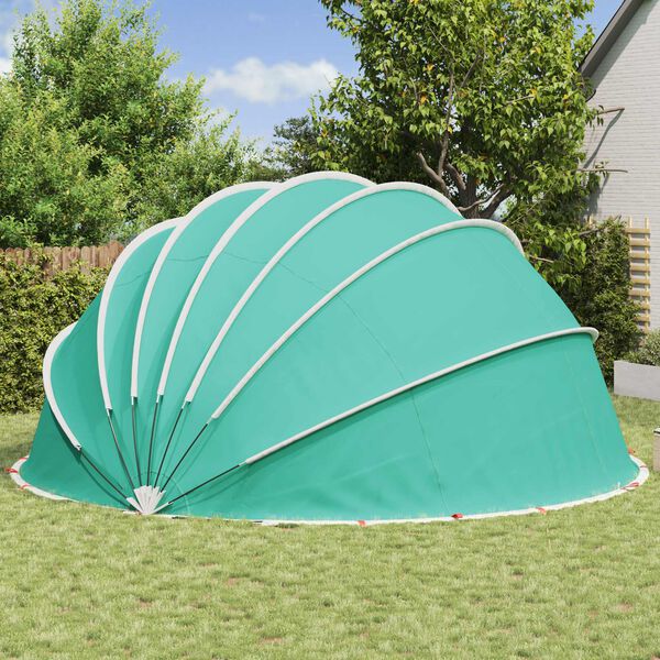 vidaXL Dome Piscina Blu 592 x 590 x 275 cm