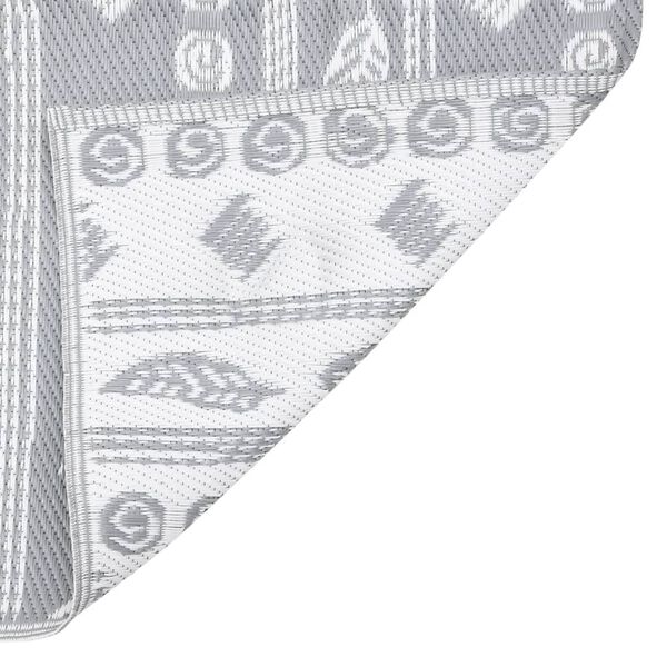 vidaXL Tappeto da Esterno ARAKIL Grigio 140x200 cm in PP