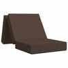 vidaXL Divano Letto Pieghevole 90 x 63 x 45 cm Tortora