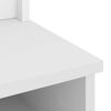 vidaXL Albero da Ingresso SANDNES Bianco 87x40x159,5 cm Legno di Pino