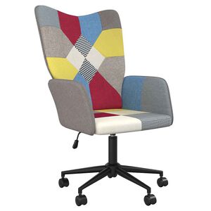vidaXL Sedia Relax in Tessuto Patchwork