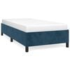 vidaXL Giroletto senza Materasso Blu Scuro 90x190 cm in Velluto