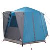 vidaXL Tenda Capanna con tetto Blu e Grigio 320 x 320 x 203 cm