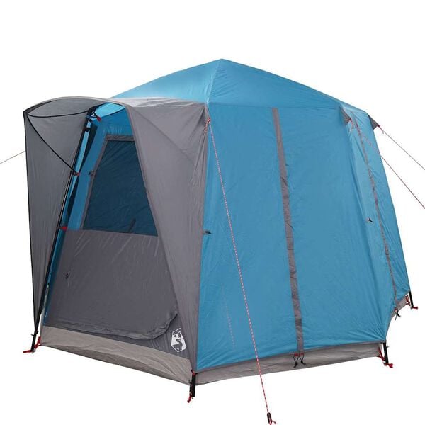 vidaXL Tenda Capanna con tetto Blu e Grigio 320 x 320 x 203 cm