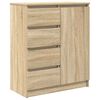 vidaXL Credenza con Cassetti Rovere Sonoma 71x35x84 cm in Truciolato
