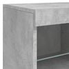 vidaXL Credenza con Luci LED Grigio Cemento 81x37x67 cm