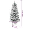 vidaXL Albero di Natale Artificiale con Rami Pieghevoli 150 cm