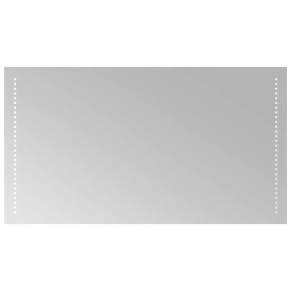 vidaXL Specchio da Bagno con Luci LED 50x90 cm