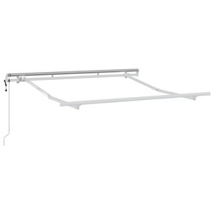 vidaXL Struttura della tenda Bianco 2.5 x 2 m Metallo