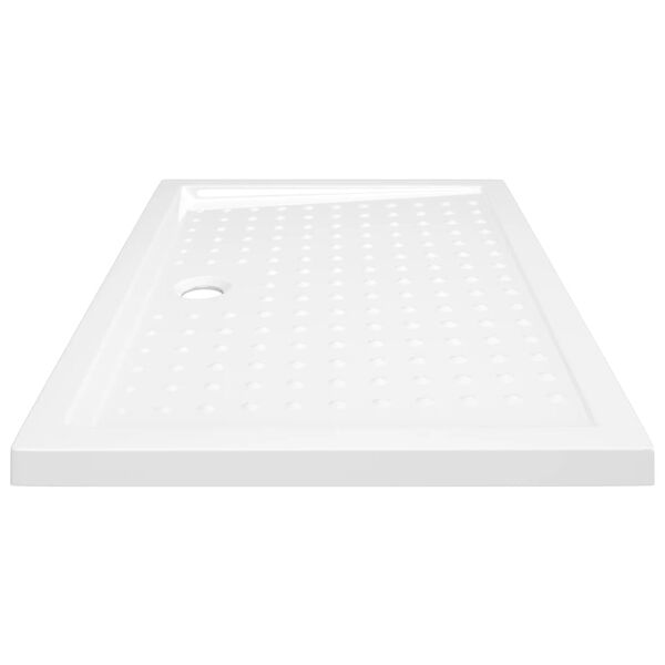vidaXL Piatto Doccia con Superficie Puntinata Bianco 70x100x4cm in ABS