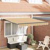 vidaXL Tenda Retrattile Multicolore 350 x 250 cm Tessuto e Alluminio