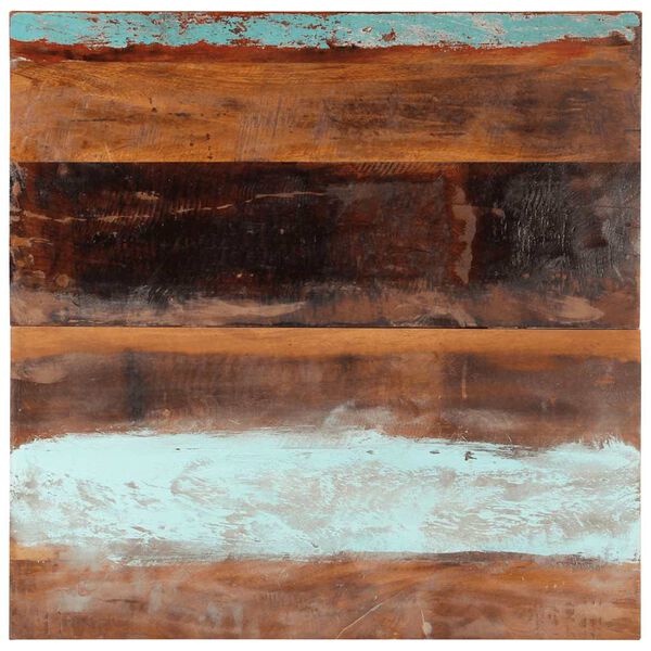 vidaXL Piano Tavolo Quadrato 80x80 cm 25-27 mm in Legno di Recupero