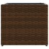 vidaXL Fioriere da Giardino 2 pz Marrone 36x30x32 cm in Polyrattan