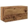 vidaXL Mobile da Bagno Legno Antico 60x25x30 cm in Legno Multistrato