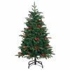 vidaXL Albero di Natale artificiale con 150 LED Verde 120 cm