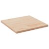 vidaXL Piano Tavolo 60x60x2,5 cm in Legno Massello di Pino Quadrato