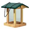 dobar Mangiatoia per Uccelli con Silo Legno FSC Naturale e Verde