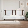 vidaXL Testata appesa Tinta unita Bianco 210 x 55 x 5 cm PU Antico