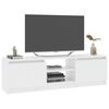 vidaXL Mobile Porta TV Bianco 120x30x35,5 cm in Legno Multistrato