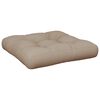 vidaXL Cuscino per Pallet Tortora 50x50x12 cm in Tessuto
