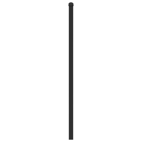 vidaXL Testiera Sonoma 90 cm in Legno Multistrato e Acciaio