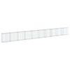 vidaXL Cesto Gabbione con Copertura 1000x50x100 cm in Ferro Zincato