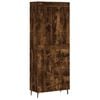 vidaXL Credenza Rovere Fumo 69,5x34x180 cm in Legno Multistrato