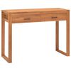 vidaXL Scrivania con 2 Cassetti 100x40x75 cm in Legno di Teak