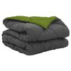 vidaXL Duvet Estivo Verde e Antracite 200 x 135 cm Microfibra