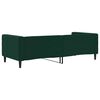 vidaXL Letto da Giorno Verde Scuro 90x200 cm in Velluto