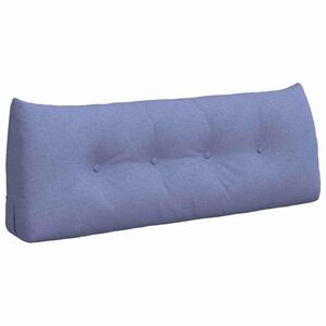 vidaXL Cuscino per Schiena Blu jeans 120 x 24 x 50 cm Tessuto