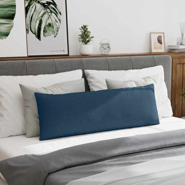 vidaXL Cuscini da Divano 2 pcs Blu 120 x 40 cm Tessuto