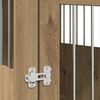 vidaXL Gabbia Cani Arredamento Rovere Artigianale Legno Multistrato