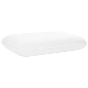 vidaXL Cuscino da Letto 60 x 40 x 13 cm Schiuma Memory Bianco