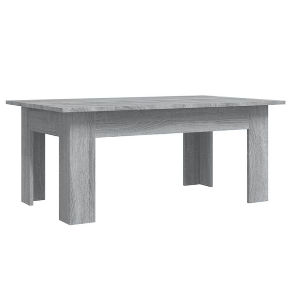 vidaXL Tavolino da Salotto Grigio Sonoma 100x60x42cm Legno Multistrato