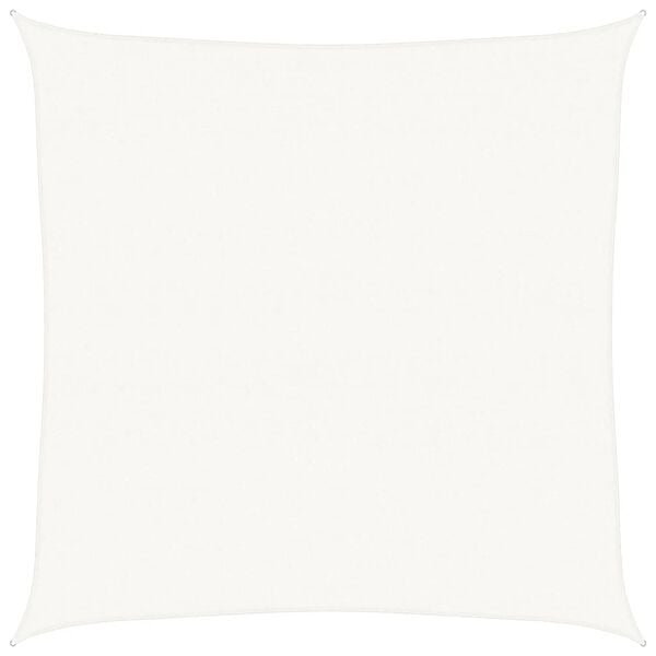 vidaXL Vela Parasole 160 g/m&sup2; Bianca 7x7 m in HDPE