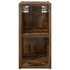 vidaXL Armadio pensile Rovere fum&eacute; 20 x 29,5 x 40 cm Legno multistrato