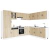 vidaXL Set Mobili da Cucina 14 pz Kalmar Rovere Sonoma in Truciolato
