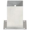 vidaXL Ancoraggi Pali 4 pz in Metallo Zincato 101 mm